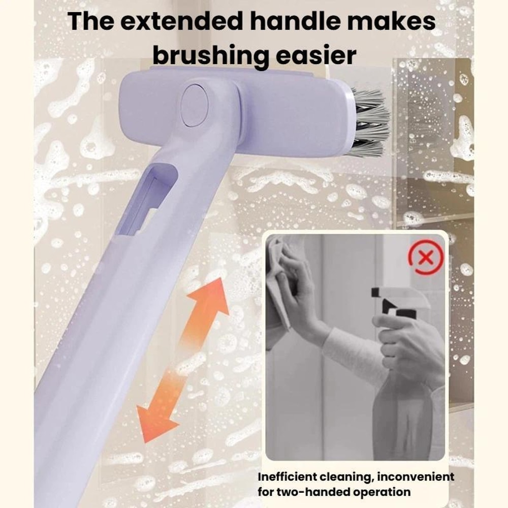 Multifunctional Spray Brush For Bathroom Tile Cleaning 5