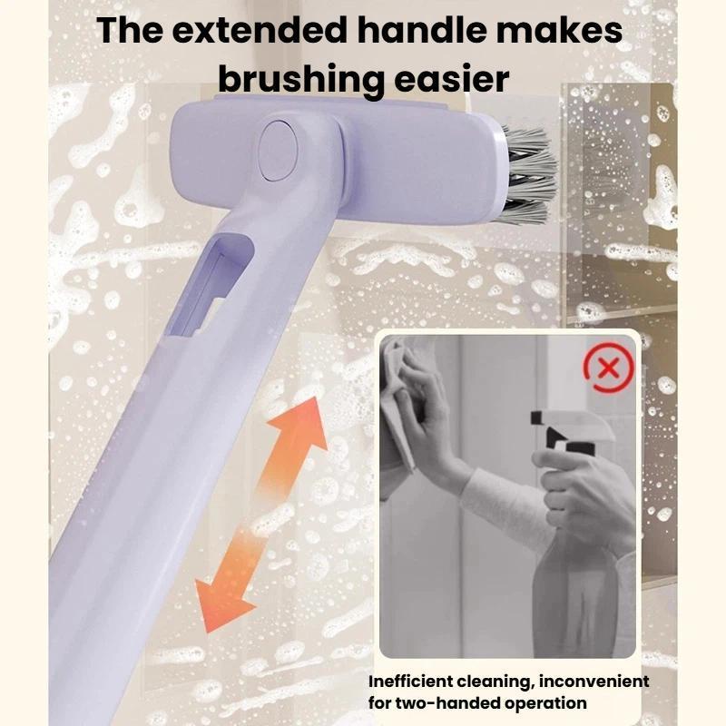 Multifunctional Spray Brush For Bathroom Tile Cleaning 5