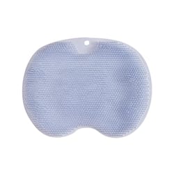 wall mounted back massage & hands free shower scrubber brush