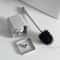 Premium Toilet Brush & Holder Set with Self-Evaporating Base Wall Mount or Floor Standing