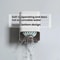Premium Toilet Brush & Holder Set with Self-Evaporating Base Wall Mount or Floor Standing