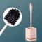 Premium Toilet Brush & Holder Set with Self-Evaporating Base Wall Mount or Floor Standing