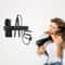 Aluminum WallMounted Hair Dryer Straightener Holder Organizer 1