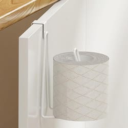 wall mounted bathroom paper towel rack with no punch hook & shelf