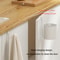 Wall Mounted Bathroom Paper Towel Rack With No Punch Hook Shelf 3