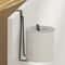 Wall Mounted Bathroom Paper Towel Rack With No Punch Hook Shelf 2