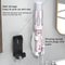 Wall Mounted Hair Tool Holder Bathroom Curling Iron Organizer With Adjustable Clamp 2