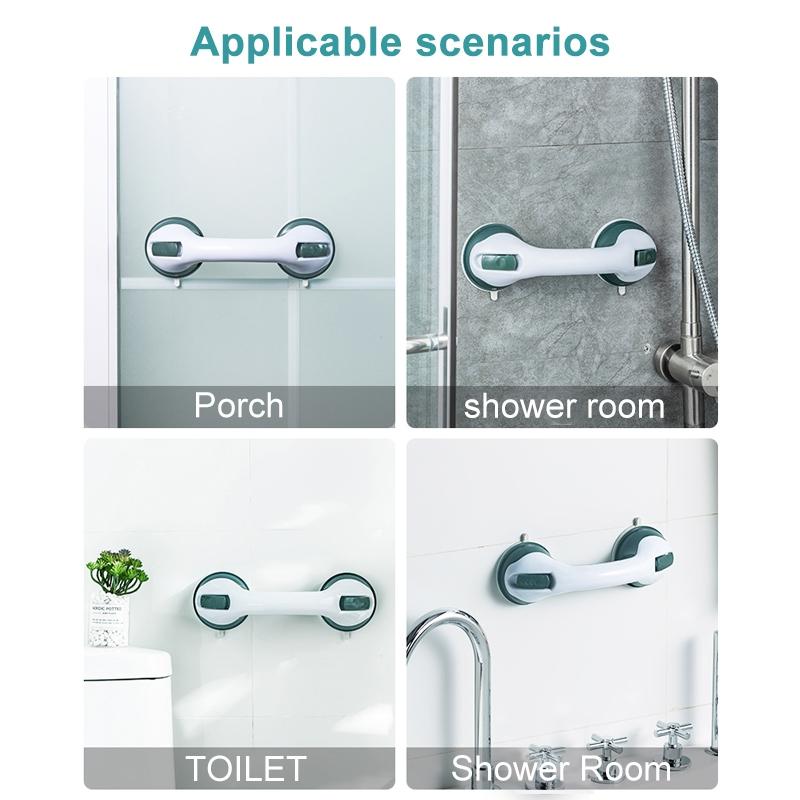 SecureGrip Bathroom Safety Handle Suction Support For Bath Shower 7