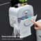 Premium Bathroom Tissue Box Holder Punch Free Wall Mounted Tissue Rack Waterproof Storage Organize 2