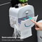 Premium Bathroom Tissue Box Holder Punch Free Wall Mounted Tissue Rack Waterproof Storage Organize 2