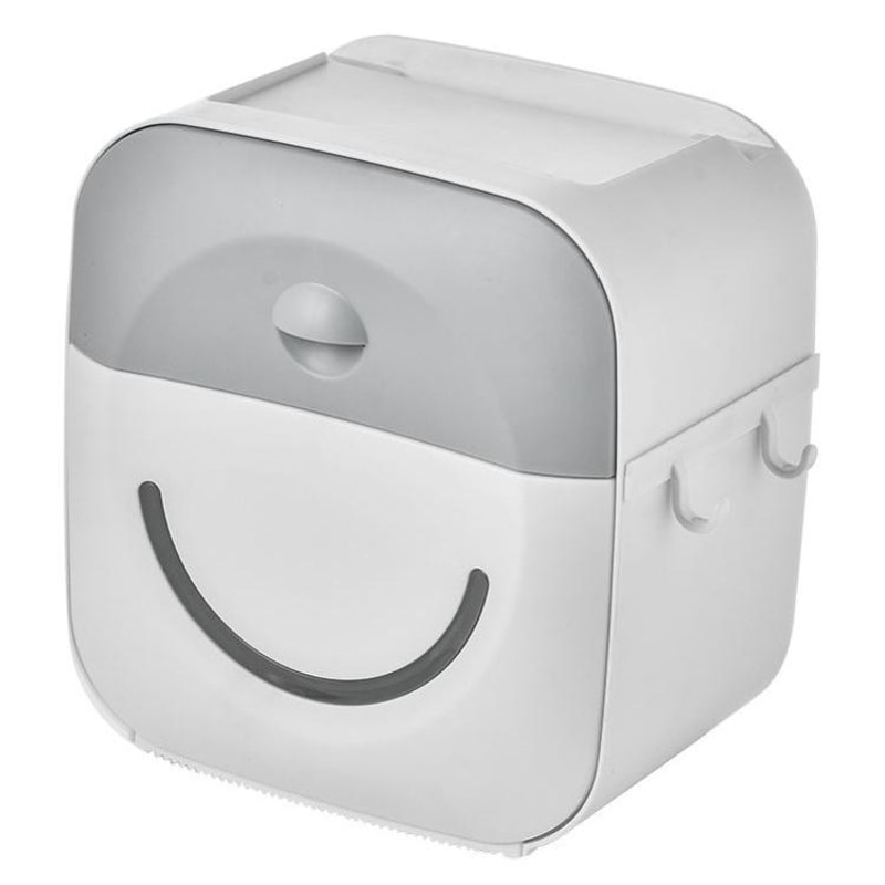 Premium Bathroom Tissue Box Holder Punch Free Wall Mounted Tissue Rack Waterproof Storage Organize 8
