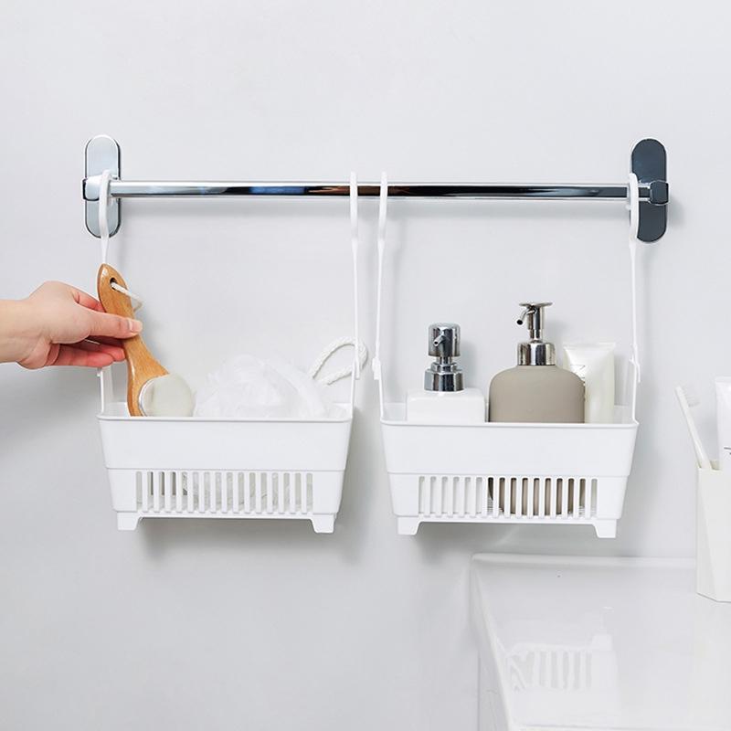 Space Saving Stackable Drainage Organizer Basket Hanging Storage Shelf For Kitchen Bathroom 1