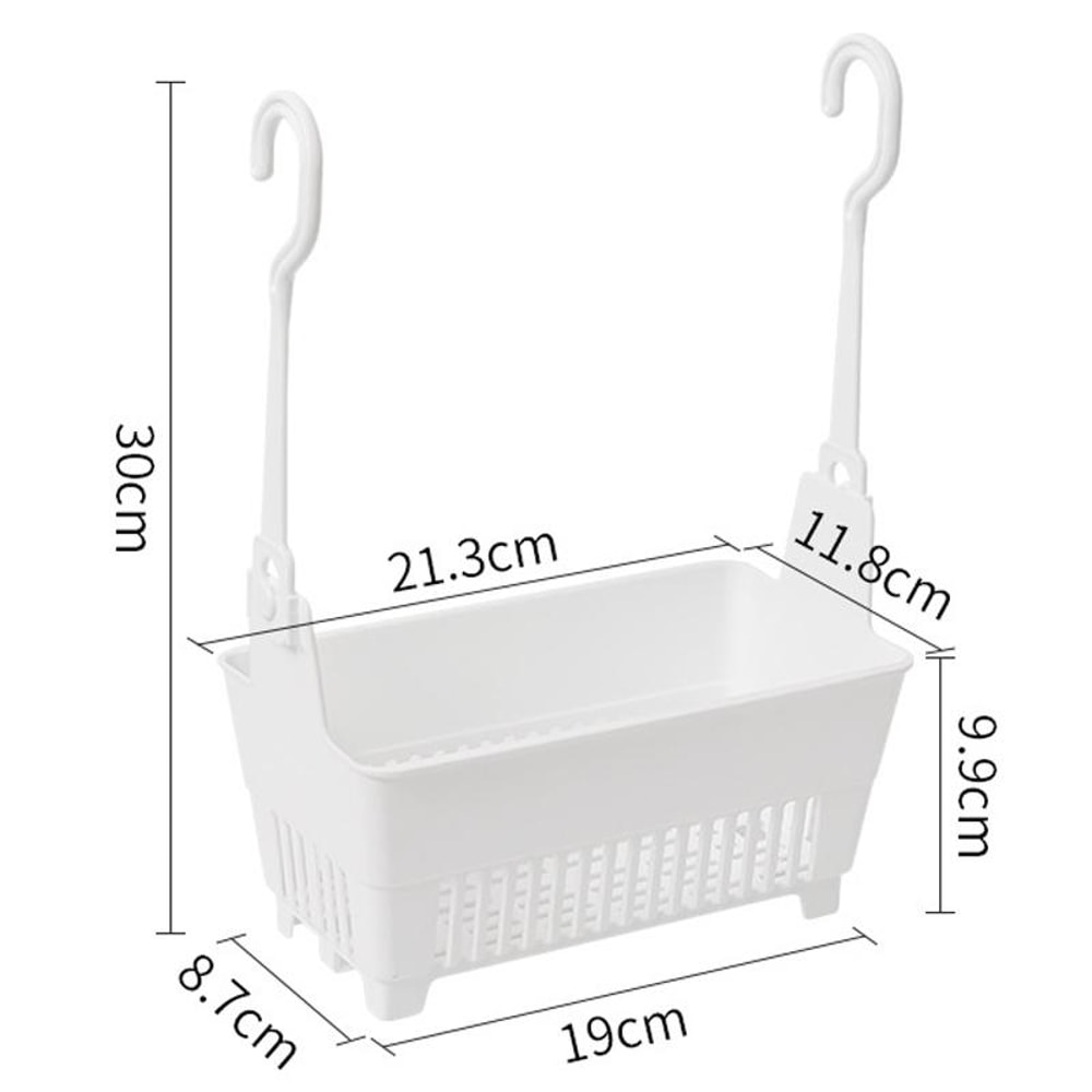 Space Saving Stackable Drainage Organizer Basket Hanging Storage Shelf For Kitchen Bathroom 6