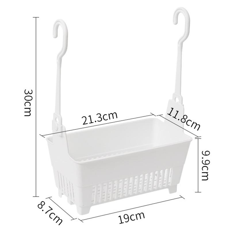 Space Saving Stackable Drainage Organizer Basket Hanging Storage Shelf For Kitchen Bathroom 6