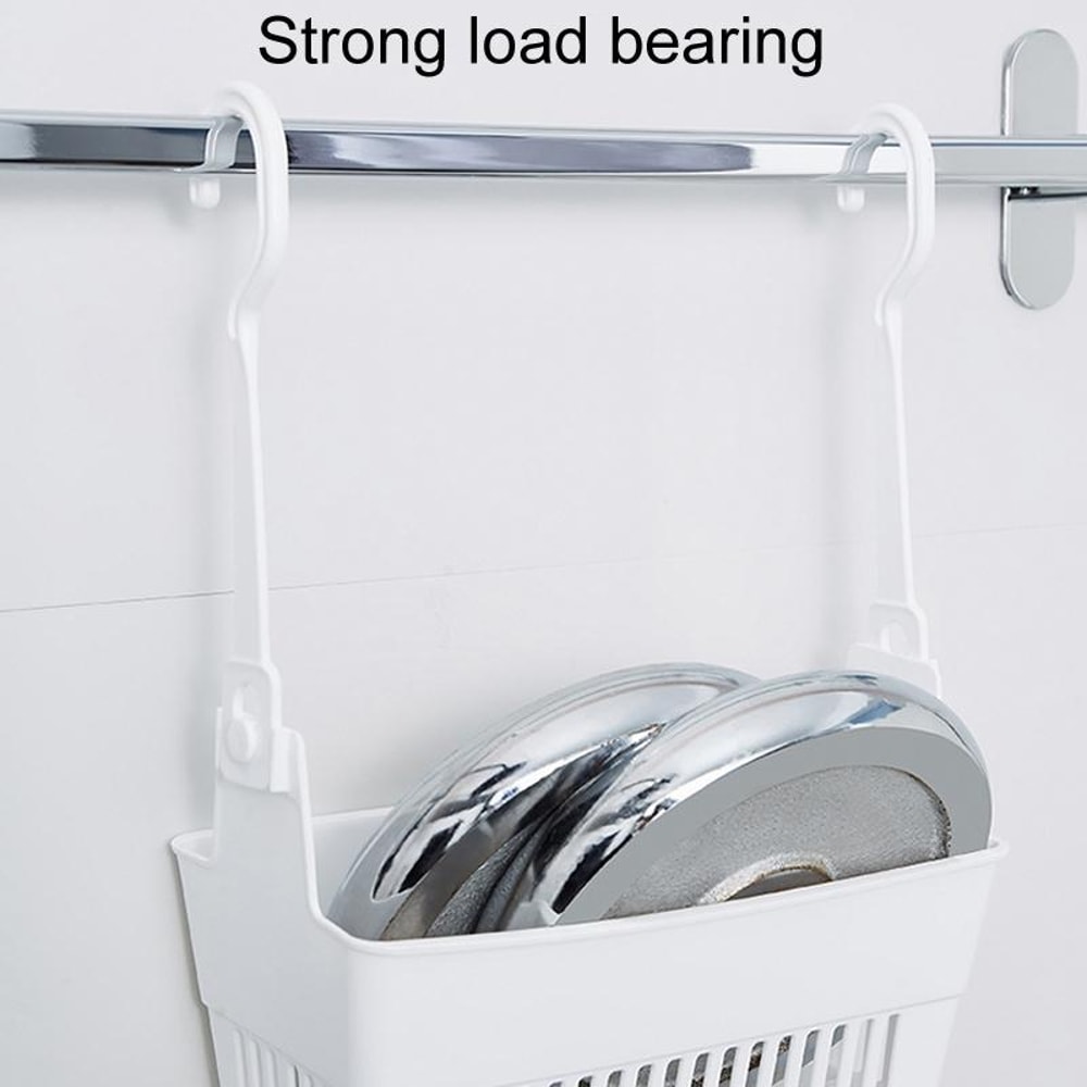 Space Saving Stackable Drainage Organizer Basket Hanging Storage Shelf For Kitchen Bathroom 4