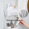 Space Saving Stackable Drainage Organizer Basket Hanging Storage Shelf For Kitchen Bathroom 7