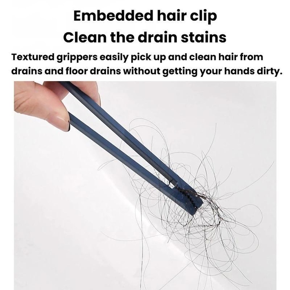 Rotatable Multifunctional Gap Cleaning Brush Glass Scraper For Bathroom Window And Floor 3
