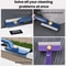Rotatable Multifunctional Gap Cleaning Brush Glass Scraper For Bathroom Window And Floor 6
