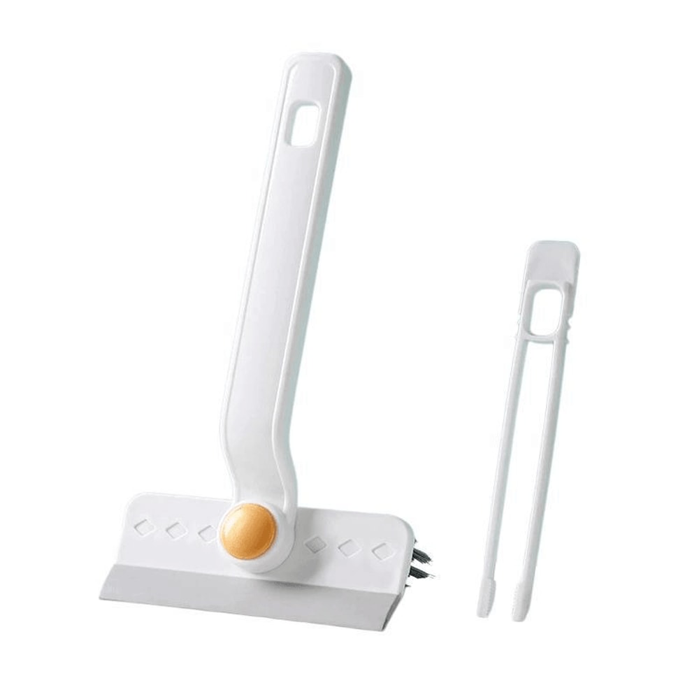 Rotatable Multifunctional Gap Cleaning Brush Glass Scraper For Bathroom Window And Floor 8