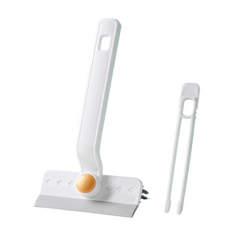Rotatable Multifunctional Gap Cleaning Brush Glass Scraper For Bathroom Window And Floor 8
