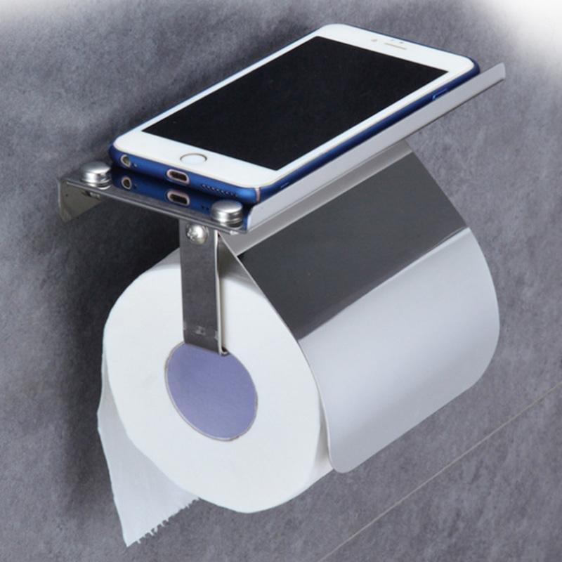 Premium Stainless Steel Paper Towel Mobile Rack For Bathroom 2