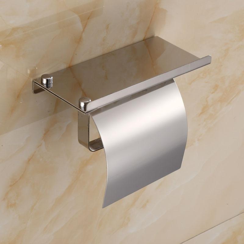 Premium Stainless Steel Paper Towel Mobile Rack For Bathroom 5