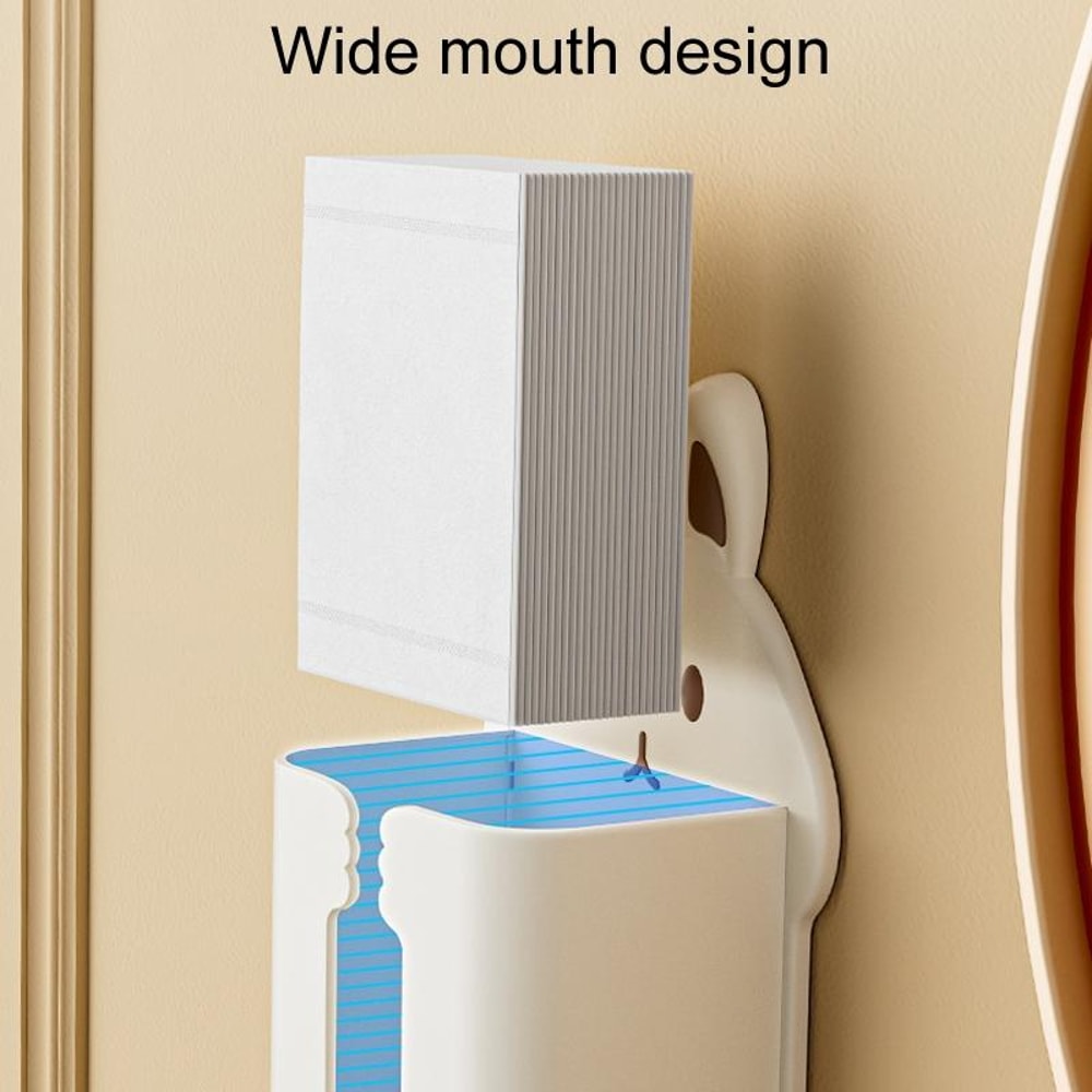 Cartoon Rabbit Wall Mounted Tissue Box Organizer Kitchen Washcloth Holder Space Saving Bathroom Ti 3