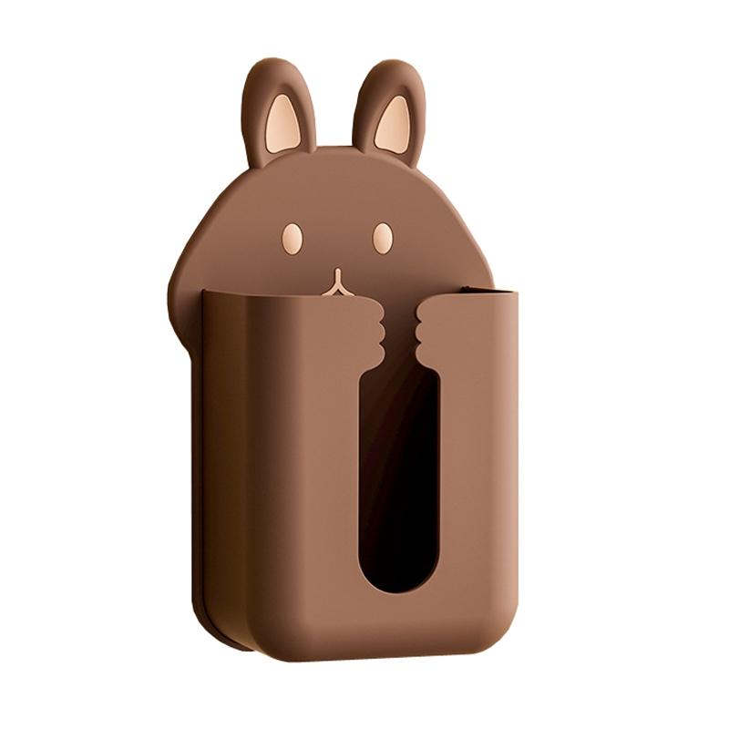 Cartoon Rabbit Wall Mounted Tissue Box Organizer Kitchen Washcloth Holder Space Saving Bathroom Ti 7