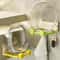 Foldable Suction Cup Bathroom Rack With Hooks Wall Shelf 0