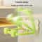 Foldable Suction Cup Bathroom Rack With Hooks Wall Shelf 2