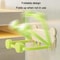 Foldable Suction Cup Bathroom Rack With Hooks Wall Shelf 2