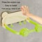 Foldable Suction Cup Bathroom Rack With Hooks Wall Shelf 4