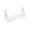 Wall Mounted Person Shape Suction Cup Bathroom Suction Cup Shelf & Cosmetic Storage Organizer