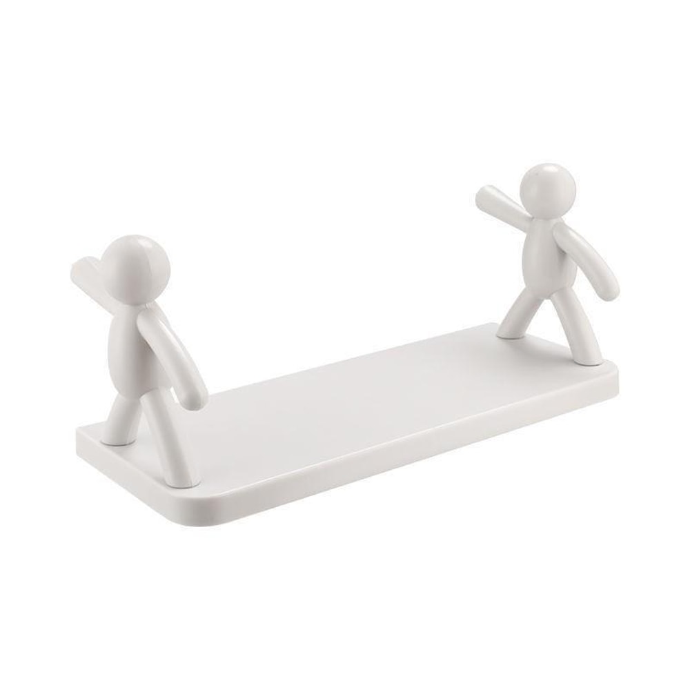 Wall Mounted Person Shape Suction Cup Bathroom Suction Cup Shelf & Cosmetic Storage Organizer