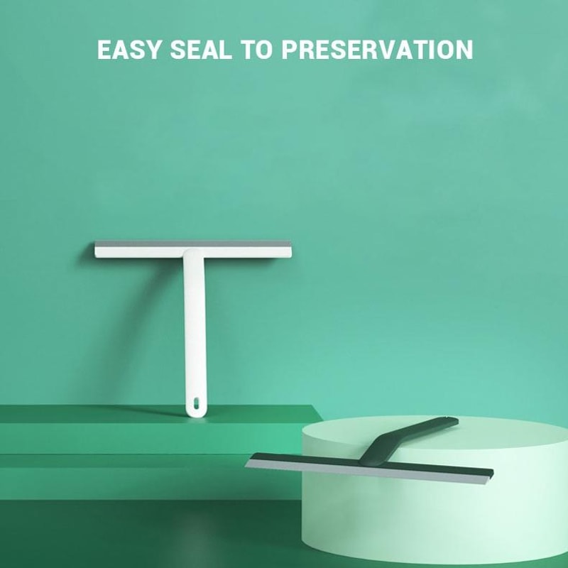 Moonlight White Soft Plastic Floor Glass Wiper Office Home Cleaning Tool 6