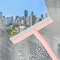 Moonlight White Soft Plastic Floor Glass Wiper Office Home Cleaning Tool 9