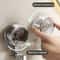 Transparent Bathroom Suction Cup Hooks WallMounted Organizer 4