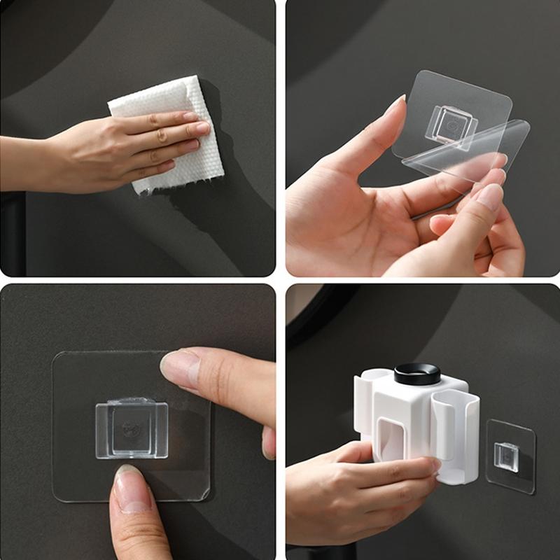 Premium Wall Mounted Toothbrush Holder With Automatic Toothpaste Dispenser And Hands Free Toothpast 8
