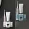 Premium Wall Mounted Toothbrush Holder With Automatic Toothpaste Dispenser And Hands Free Toothpast 0