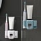 Premium Wall Mounted Toothbrush Holder With Automatic Toothpaste Dispenser And Hands Free Toothpast 0