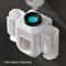 Premium Wall Mounted Toothbrush Holder With Automatic Toothpaste Dispenser And Hands Free Toothpast 2