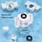 Premium Wall Mounted Toothbrush Holder With Automatic Toothpaste Dispenser And Hands Free Toothpast 7