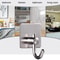Premium Stainless Steel Sticky Hook Hole Free Wall Mount For Kitchen Bathroom 6