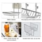 Double Layer Stainless Steel Soap Stand With Magic Sticker Bathroom Shelf Organizer 1