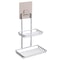 Double Layer Stainless Steel Soap Stand With Magic Sticker Bathroom Shelf Organizer 6