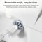 Premium Bathroom Toilet Brush Trash Can Set Square Press Lid Design 9