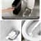 Premium Bathroom Toilet Brush Trash Can Set Square Press Lid Design 10