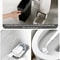 Premium Bathroom Toilet Brush Trash Can Set Square Press Lid Design 10