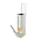 Premium Bathroom Toilet Brush Trash Can Set Square Press Lid Design 1