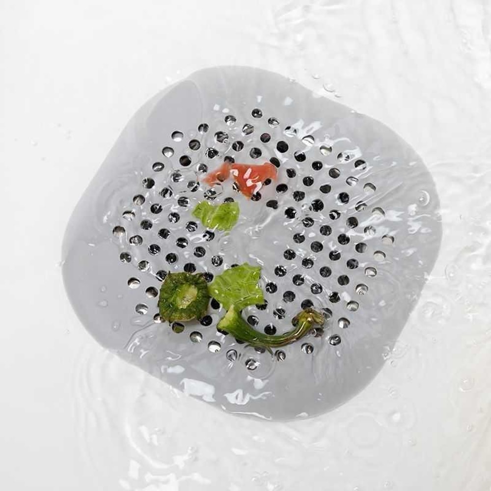 Premium Suction Pad Drain Protector Floor Drain Hair Catcher Anti Clogging Drain Cover 0